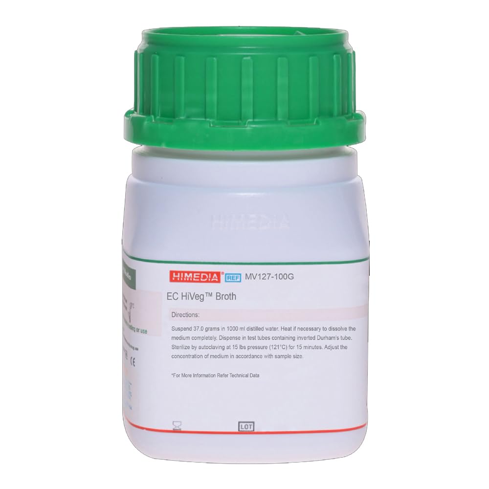 MV127-500G EC HiVeg Broth Powder - 500g Vegan Nutrient Medium for Microbiology | Ideal for Lab Cultures, Food Testing & Plant-Based Research