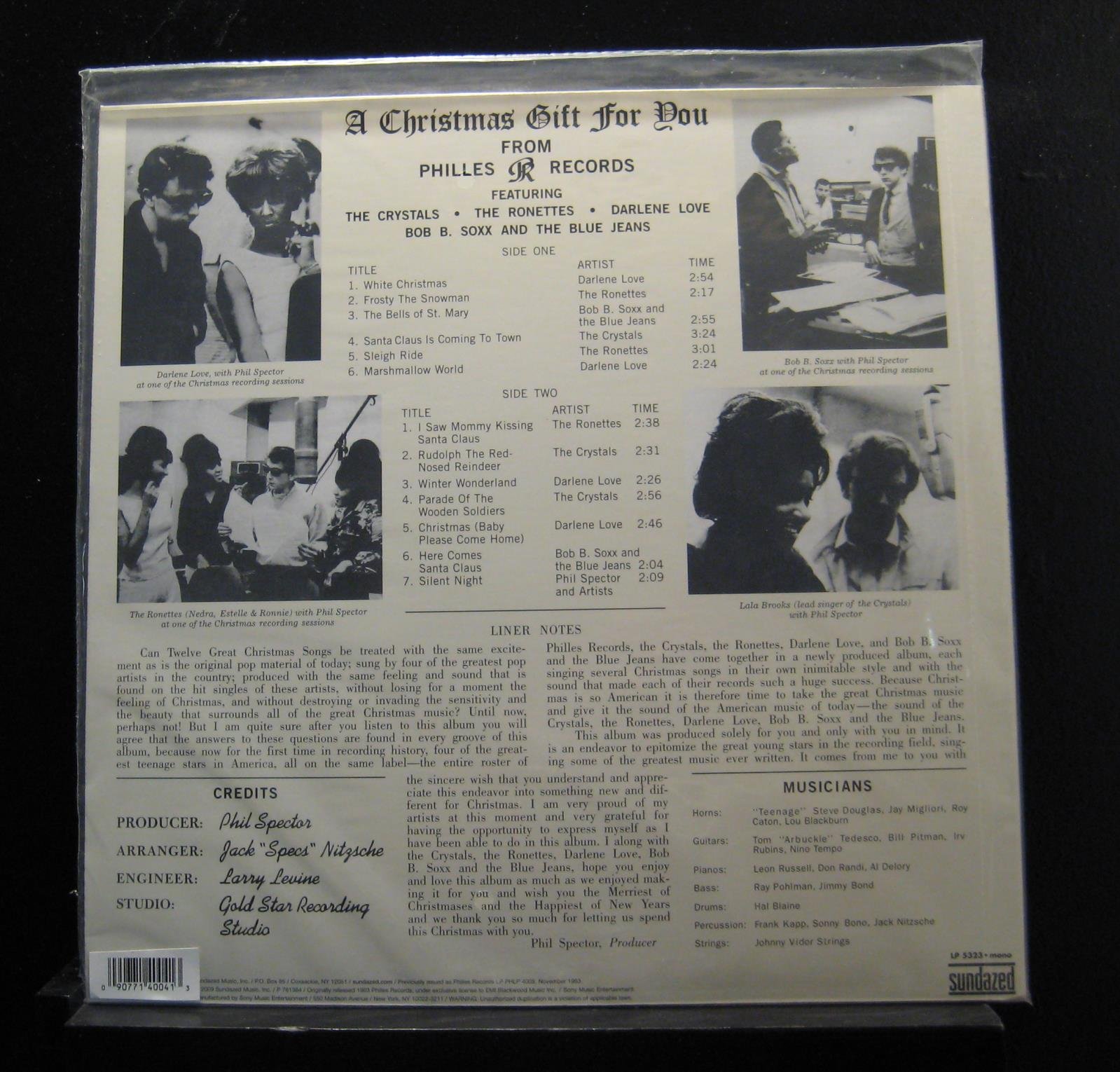 Various - A Christmas Gift For You From Philles Records - LP Vinyl Record - Perfect Holiday Music for Christmas Parties & Cozy Winter Evenings