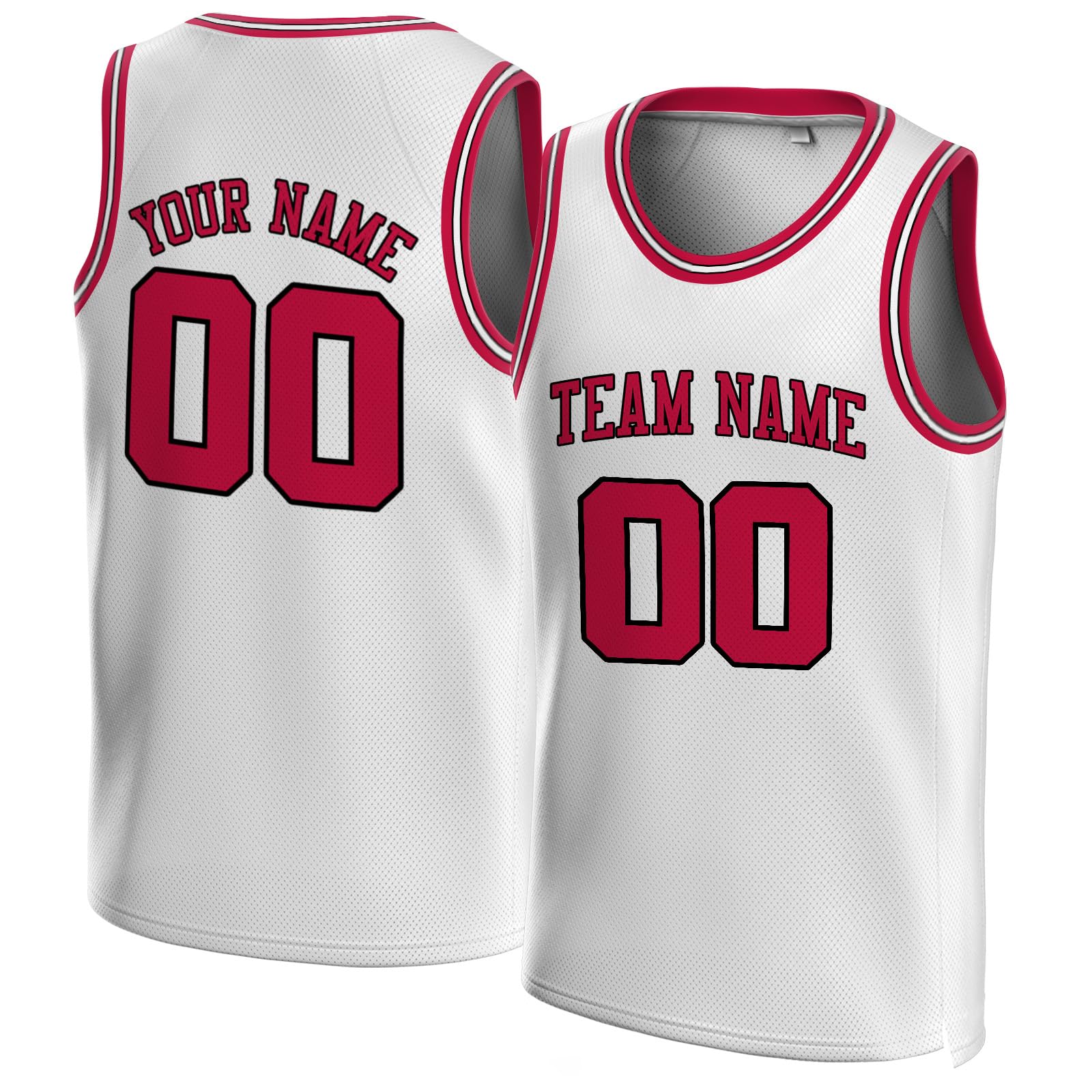 Custom Basketball Jerseys Personalized with Name & Number - Men's Women's Youth Kids Basketball Uniforms - Perfect for Team Games, Tournaments & Fan Apparel