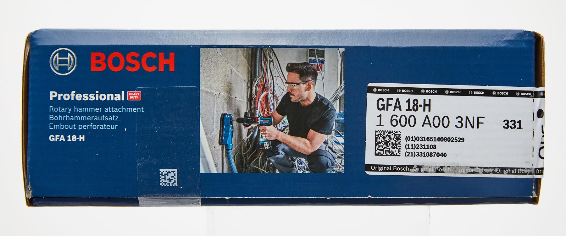 Bosch Professional 1600A003Nf GHA FC2 FlexiClick Rotary Hammer Drill Adapter - Compatible with Multi-Tool Systems for Concrete, Masonry & Tile Work