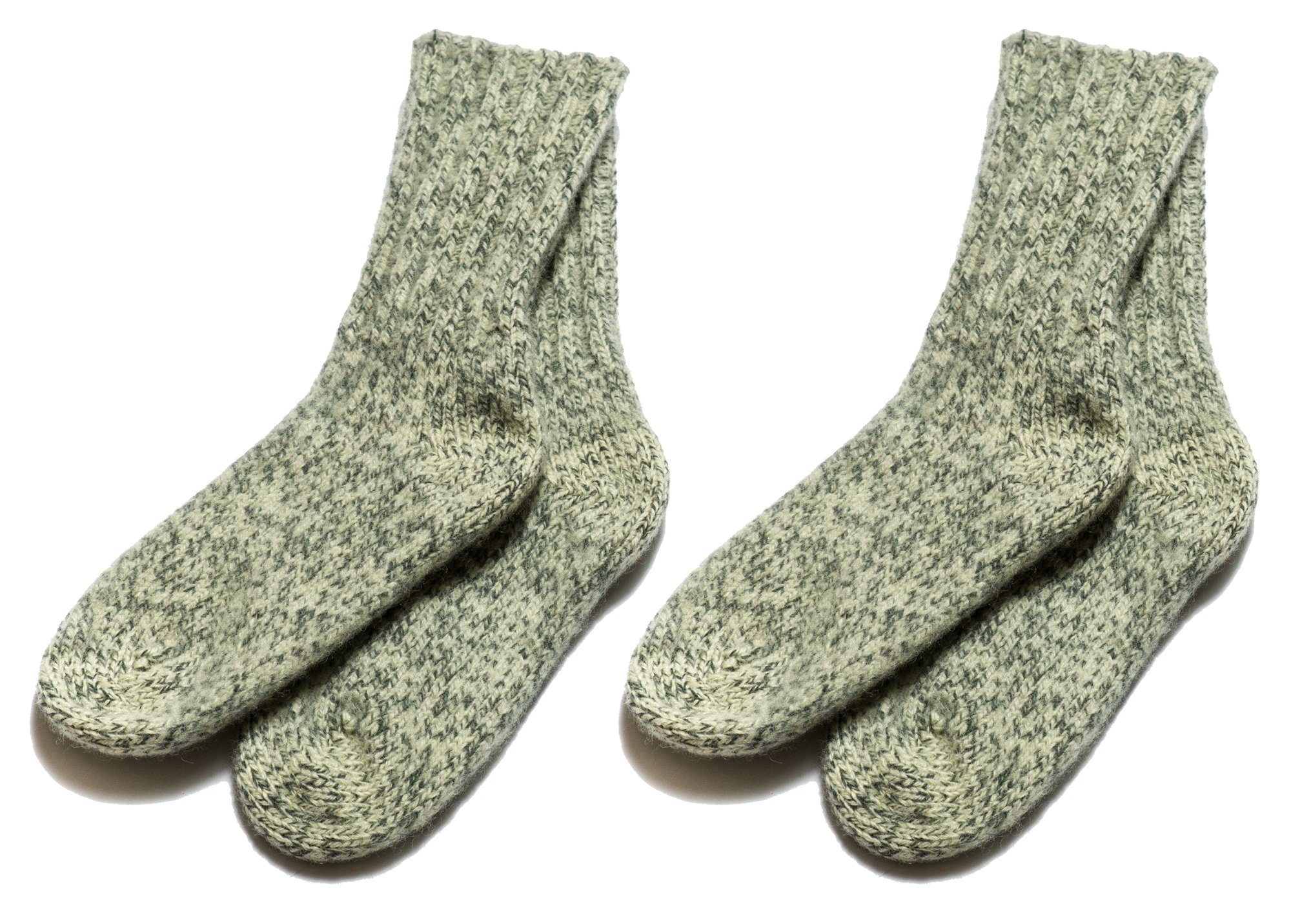 Premium Austrian Wool Extra Warm Socks - Twin Pack (Grey) - Ultra Soft & Thermal Winter Socks for Men & Women - Perfect for Skiing, Hiking & Cold Weather Activities