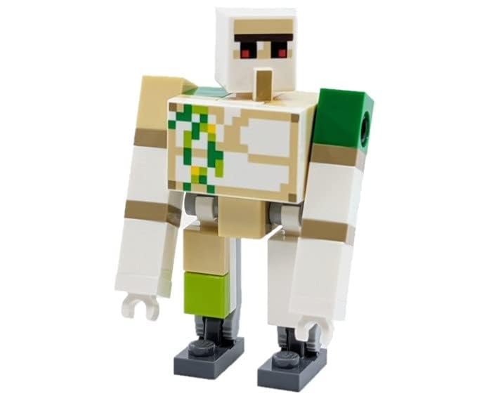 LEGO Minecraft Iron Golem Minifigure - Official Building Block Toy for Kids & Collectors - Perfect for Creative Play, Birthday Gifts & Minecraft Fans