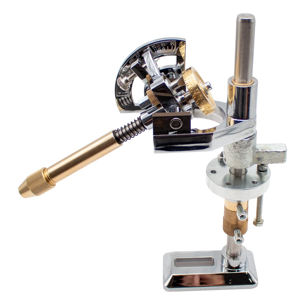 72-Scale Gem Faceting Machine - Precision Jade Grinding & Angle Milling Tool for Jewelry Making | Professional Lapidary Equipment for Gem Cutting, Stone Polishing & Jewelry Crafting