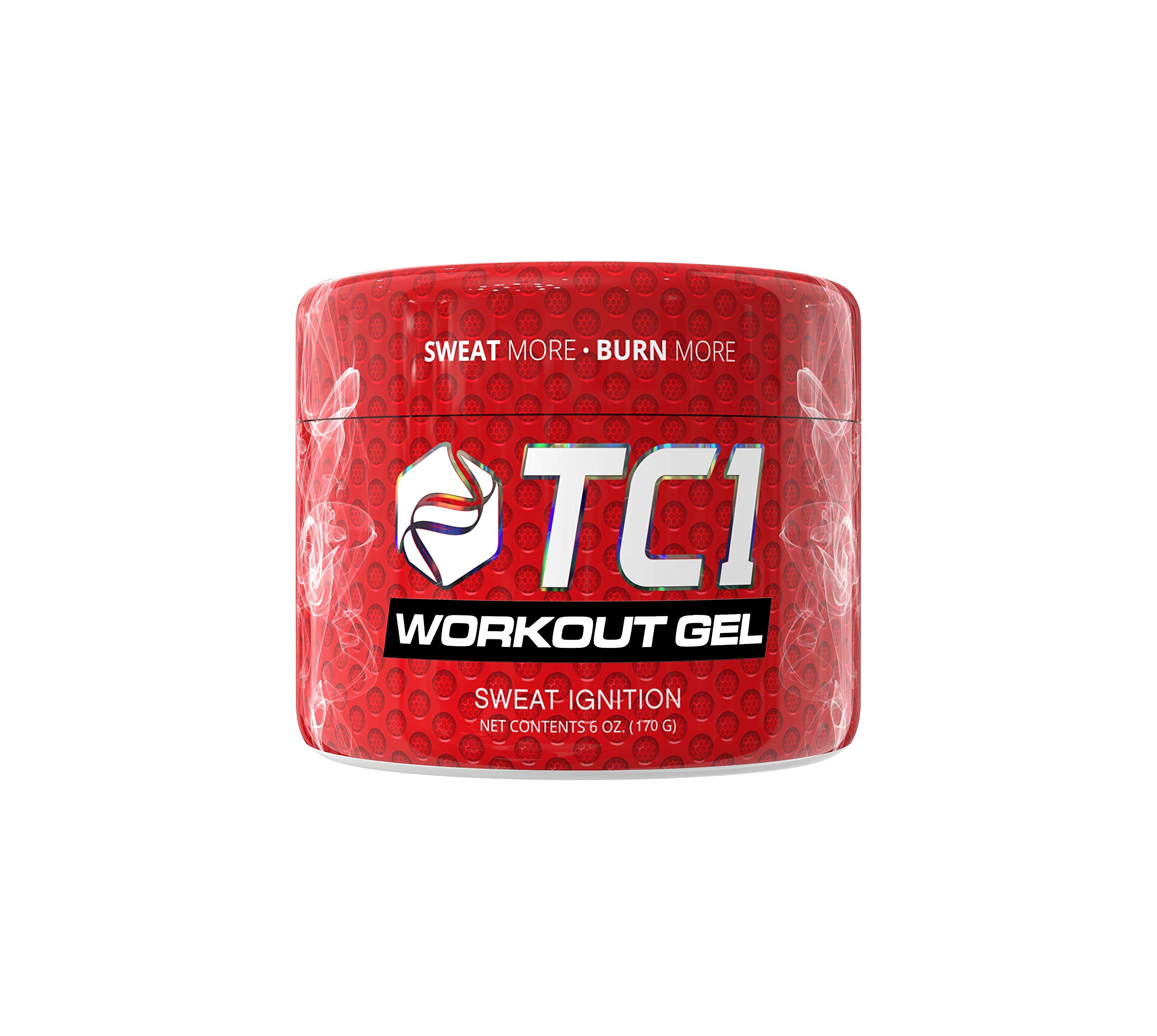TC1 Sweat Ignition Workout Gel - Topical Thermogenic Fat Burning Cream with Capsaicin for Weight Loss & Muscle Recovery, 6 oz Jar - Perfect for Gym, Home Workouts & Post-Exercise Recovery
