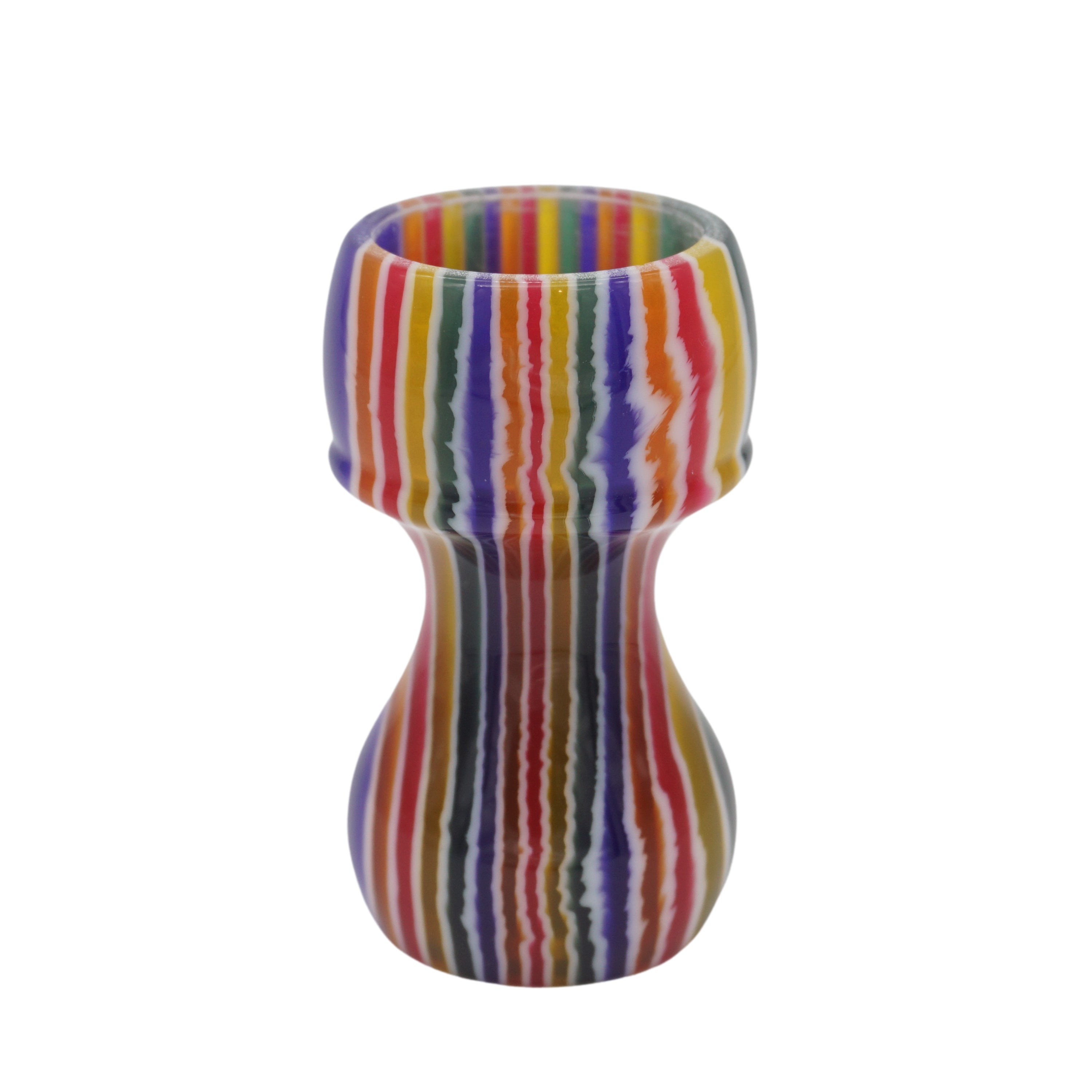 Handcrafted Candy Stripe Shaving Brush Handle - Fits 24mm & 26mm Knots - Perfect for Wet Shaving & Grooming Gifts