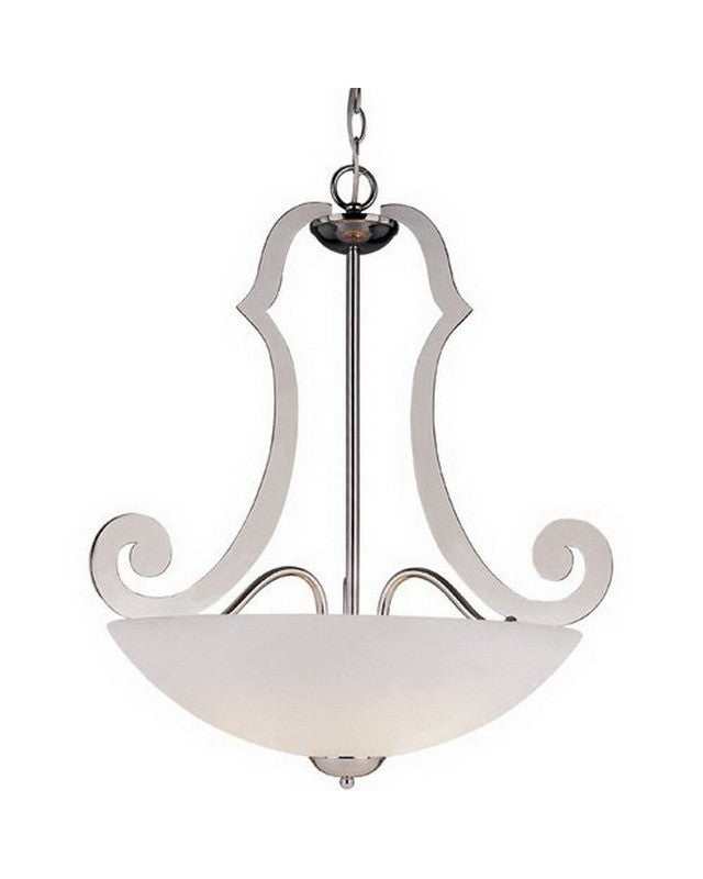 Trans Globe Lighting 2787 PC Three-Light Pendant Chandelier in Polished Chrome Finish - Modern Dining Room & Kitchen Island Lighting Fixture