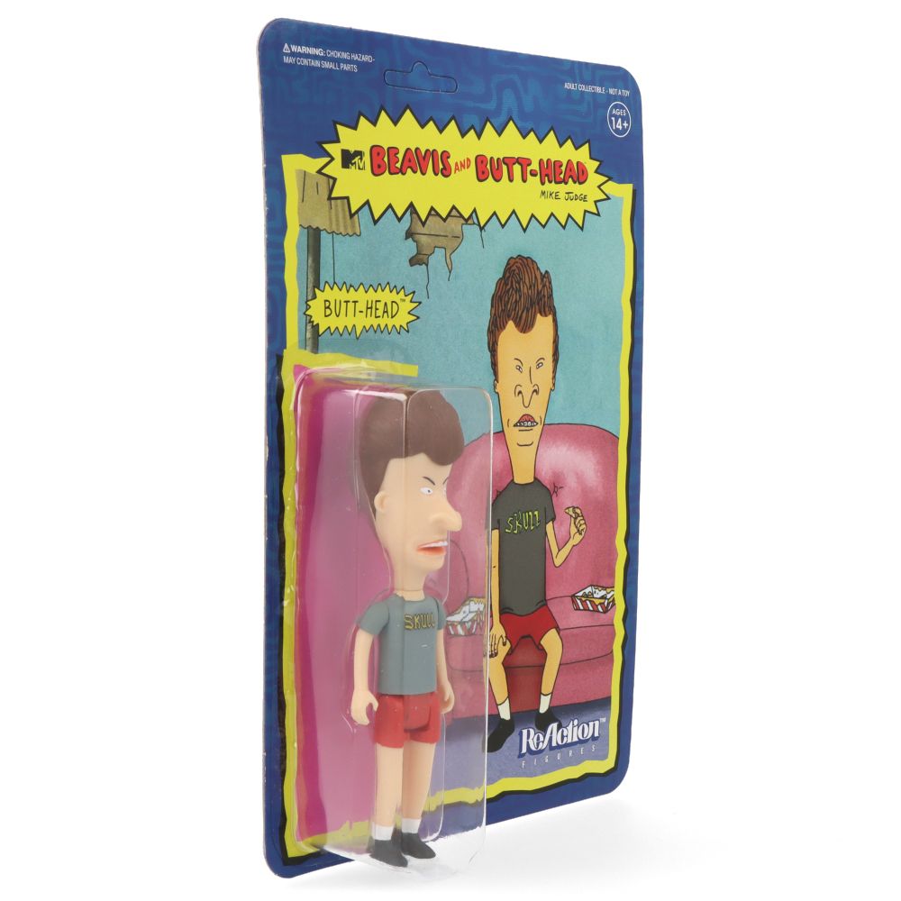 Beavis and Butt-Head ReAction Figure - Collectible Cartoon Character Toy for Fans, TV Show Merchandise - Perfect for Display, Gifts, and Pop Culture Enthusiasts