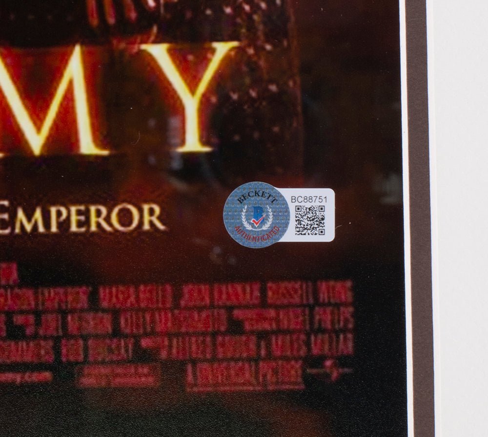 Brendan Fraser Autographed Framed 11x17 The Mummy Movie Poster - Limited Edition Collectible for Fans, Home Theater Decor, and Memorabilia Displays