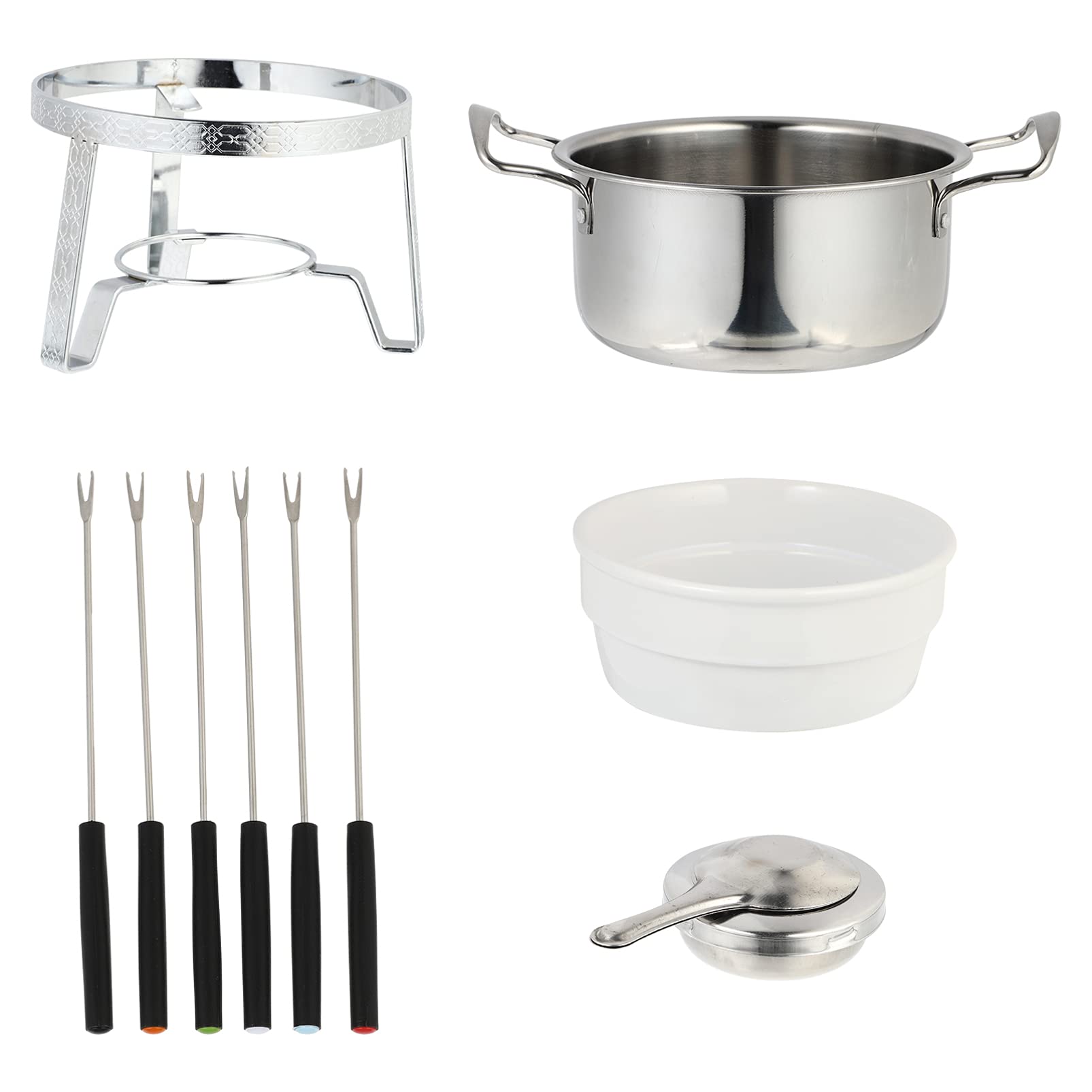 Portable Stainless Steel Double Boiler - Chocolate Melting Pot, Wax Warmer & Candy Melts Maker for Camping, Backpacking & Home Kitchen Use | Hemoton Ceramic Cheese Warmer & BBQ Stove Burner