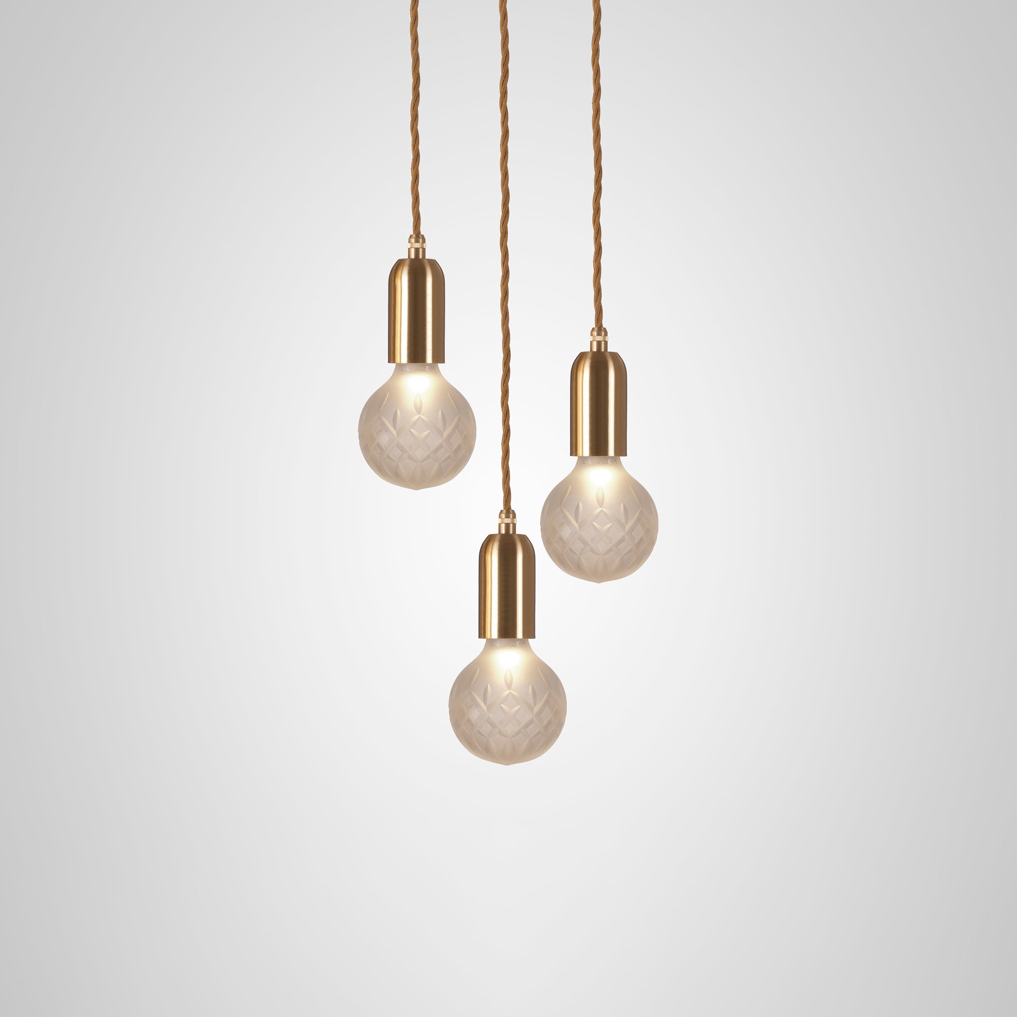 Crystal Bulb Pendant Light - Elegant Glass Ceiling Lighting Fixture for Dining Room, Kitchen Island & Bedroom Decor