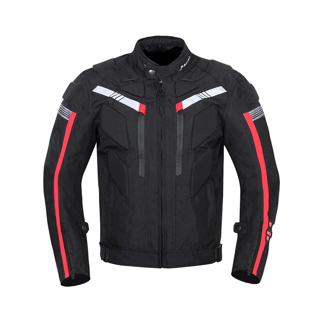 Waterproof Motorcycle Jacket & Pants Set for Men - Windproof Motorbike Riding Suit with Full Body Protection - Ideal for Commuting, Touring and Adventure Riding