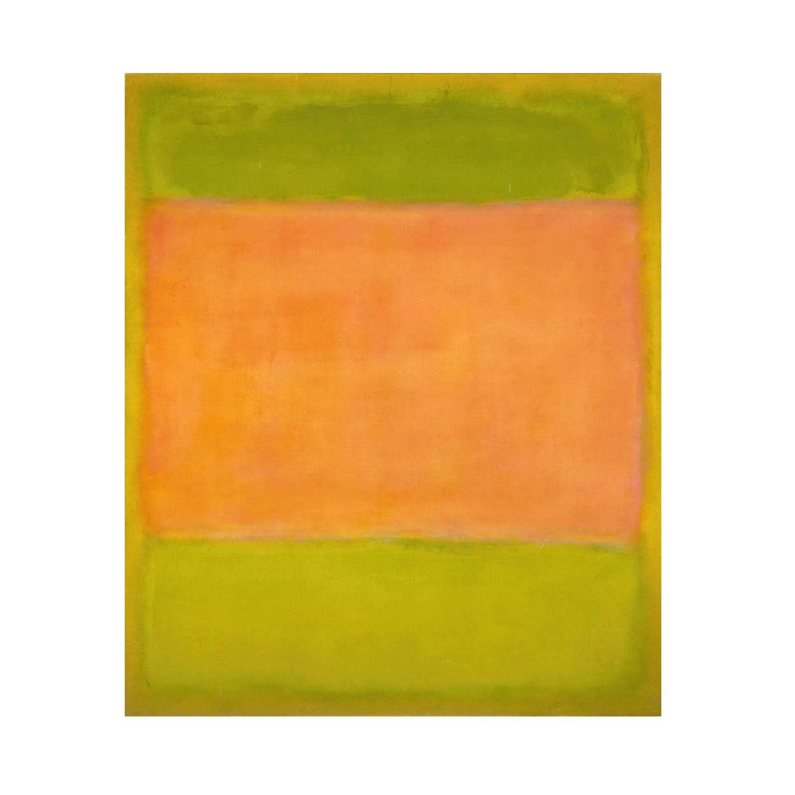 Mark Rothko Untitled 11 Abstract Art Print - 8x10 Inch (20x25cm) Unframed Canvas Wall Decor for Living Room, Bedroom, Bathroom - Modern Home & Office Decoration
