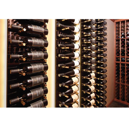Blue Grouse VINdustry 3ft Tall Rectangular Wine Pegs & Panel Kit - Perfect for Home Wine Cellars, Bars, and Commercial Wine Storage