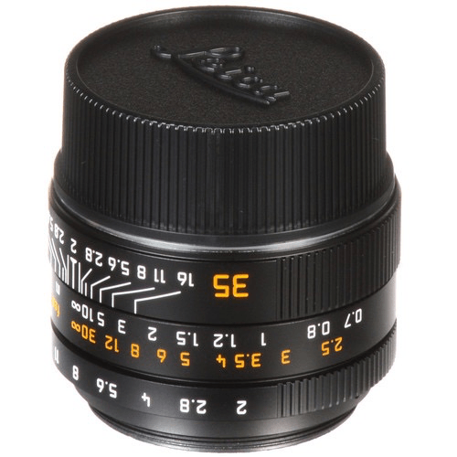 Leica Summicron M 35mm f/2 ASPH Black Lens for Professional Photography - Perfect for Street, Portrait & Travel Photography