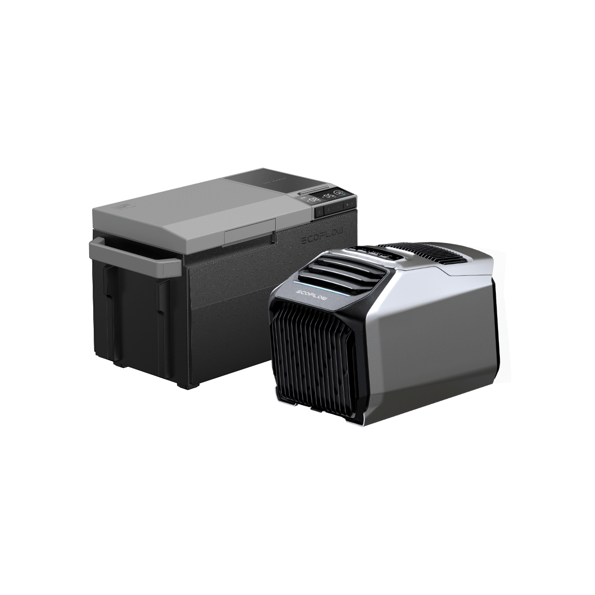 EcoFlow WAVE 2 Portable Air Conditioner & EcoFlow GLACIER Portable Refrigerator - Perfect for Camping, RV Trips, and Outdoor Adventures