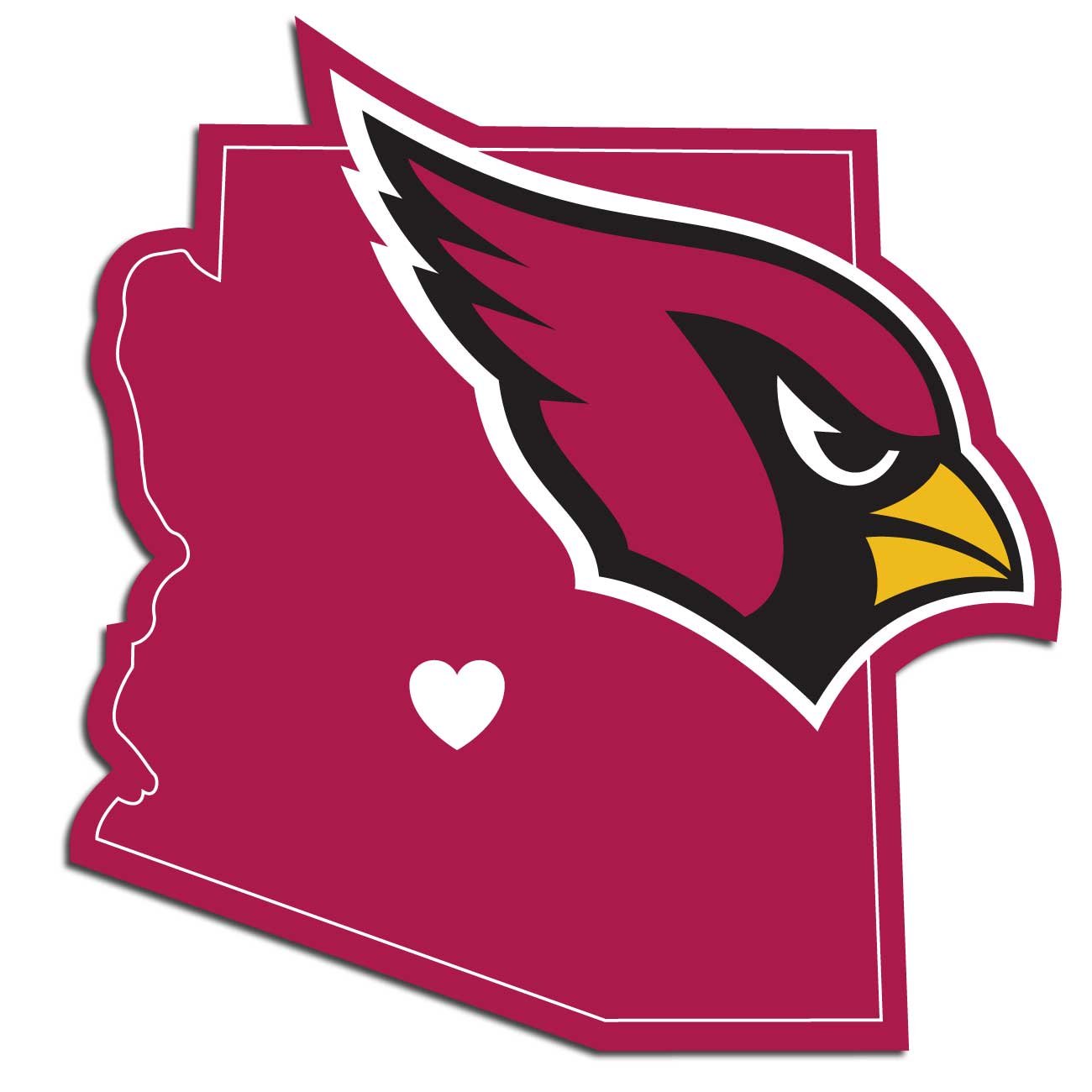 NFL Unisex Home State Decal - Team Pride Vinyl Sticker for Cars, Laptops & Home Decor | Siskiyou