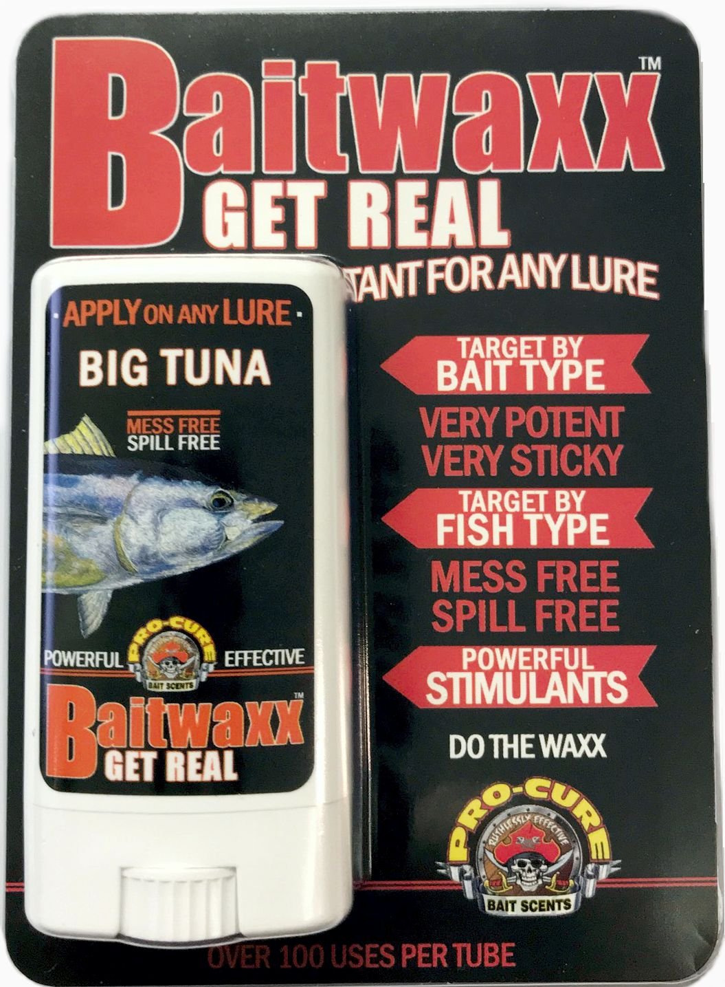 Pro-Cure Bloody Tuna Bait Wax - 0.55 oz Freshwater & Saltwater Fishing Lure - Ideal for Salmon, Trout, and Steelhead Fishing