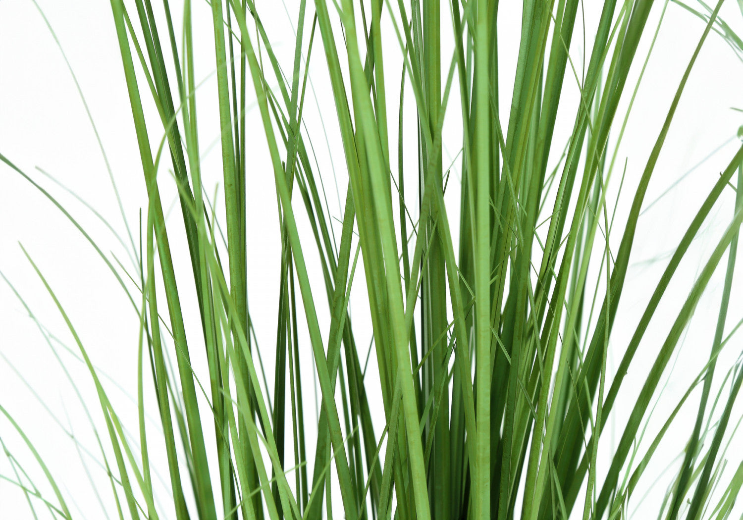47 Pack Artificial Grass Plants in 5 Black Pots - Realistic Fake Greenery for Home Decor, Office Desk, Party Centerpieces & Wedding Decorations