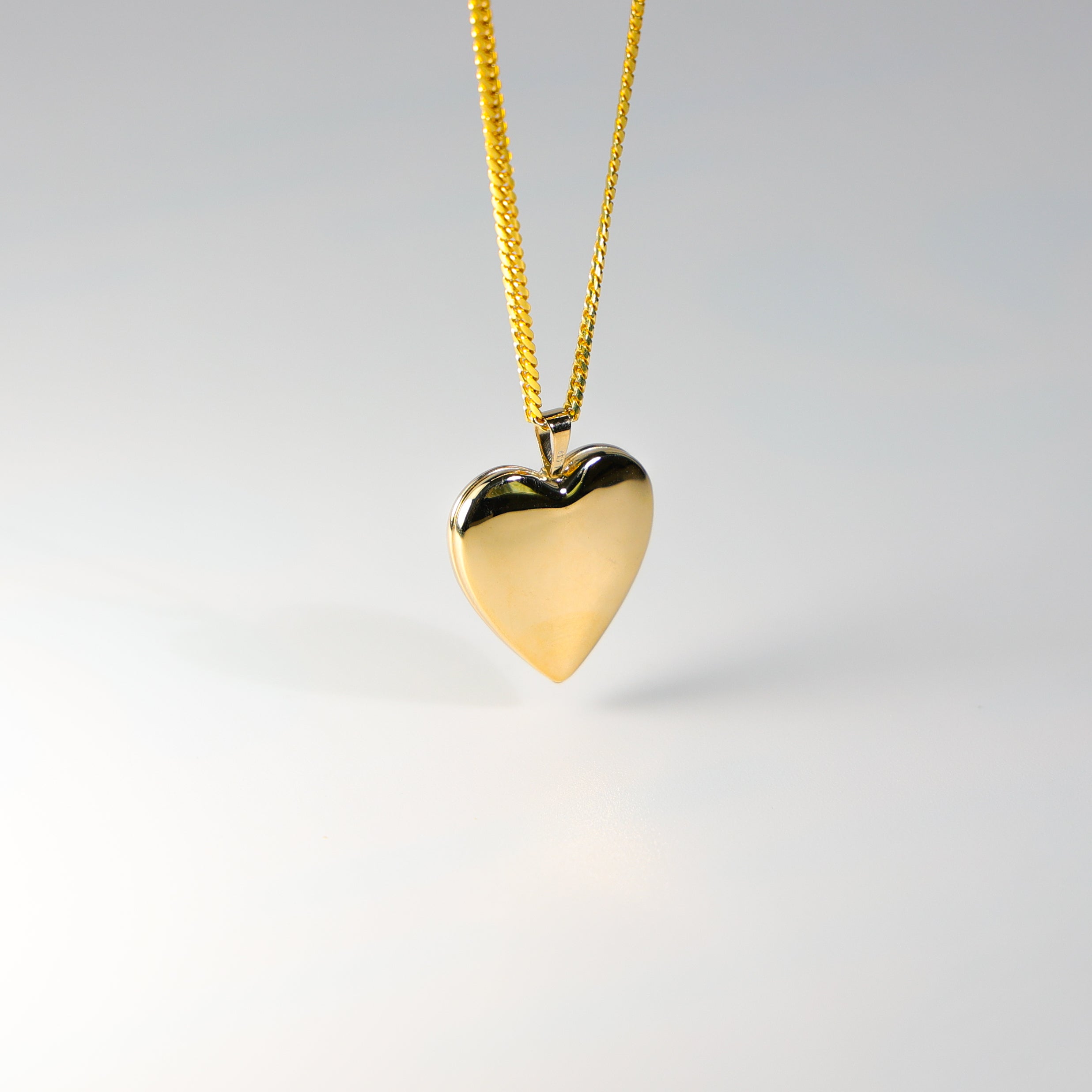 Gold Heart Locket Pendant Necklace - Model 0610 | Vintage Style Jewelry Gift for Women | Perfect for Valentine's Day, Anniversary & Romantic Occasions