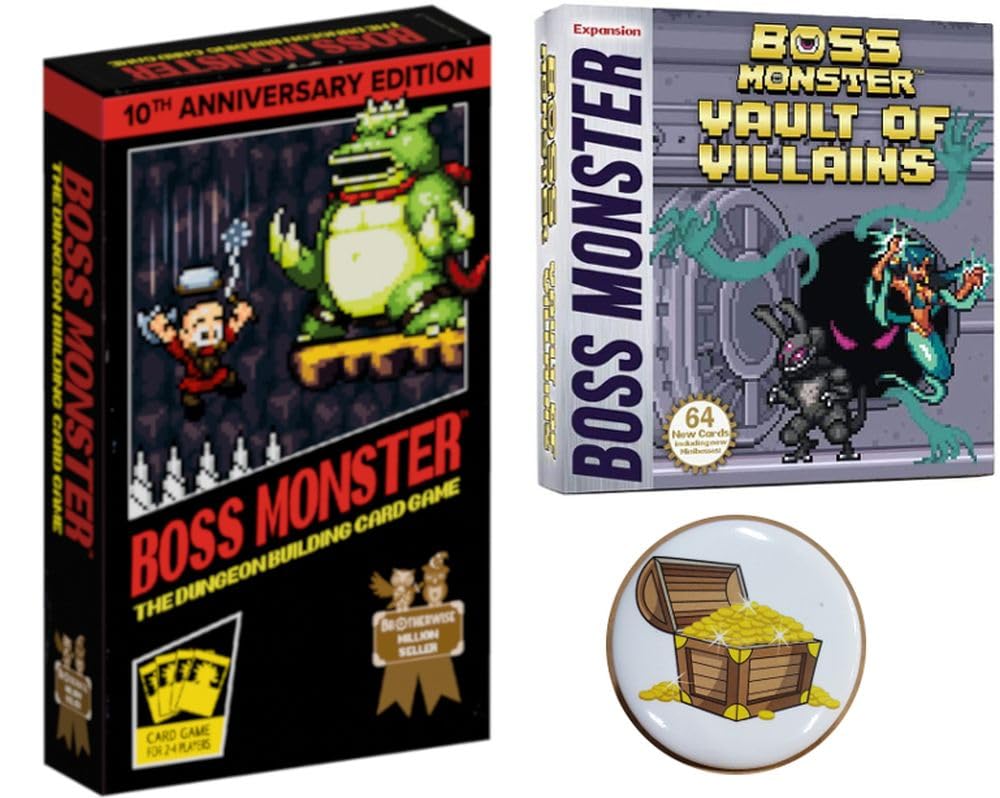 Boss Monster Bundles (Starter Set) - Epic Strategy Card Game for Game Nights & Family Gatherings