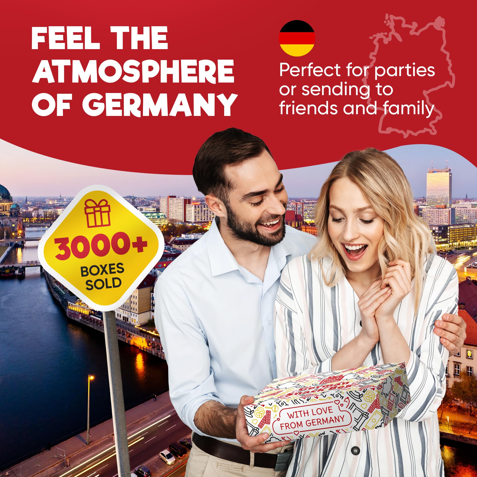 Authentic German Snacks & Candy - Premium European Chocolates, Sweets & Treats for Gifting, Parties & Home Enjoyment