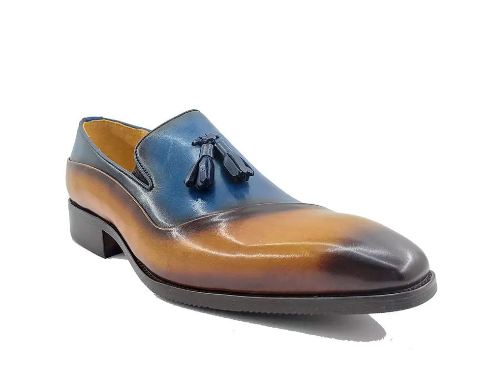 Two Tone Tassel Loafers for Women - Classic Slip-On Casual Shoes with Leather Sole - Perfect for Office, Travel & Everyday Wear
