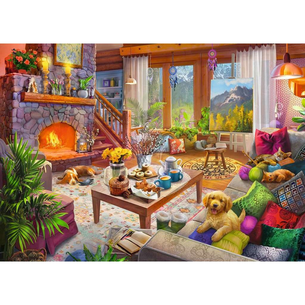 Cozy Cabin PZ1000 - Premium Winter Blanket for Home & Travel - Ultra Soft Fleece Throw for Couch, Bed, Camping & Gifts