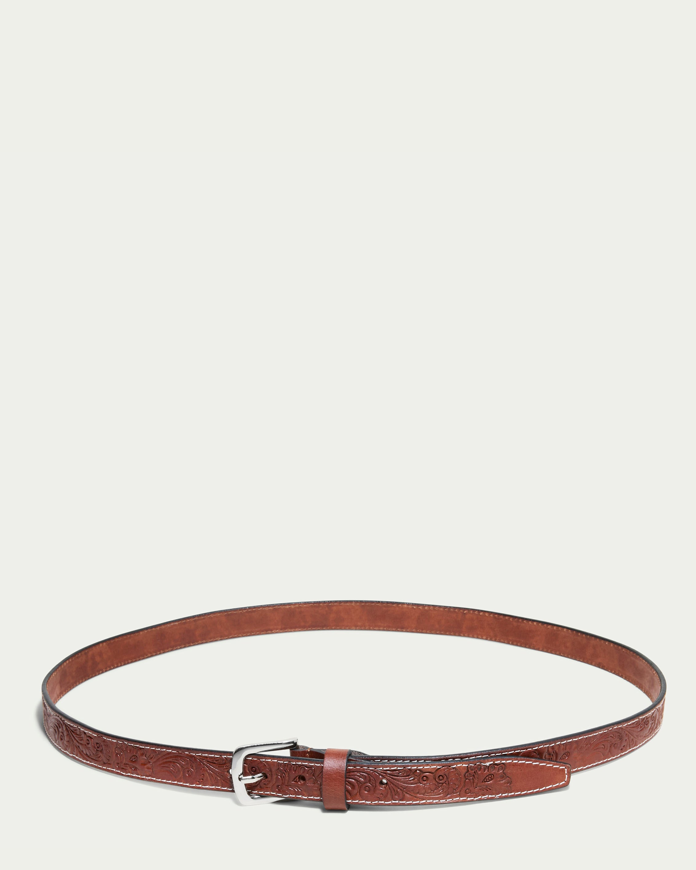Lockport Belt for Men - Premium Leather Dress Belt with Adjustable Buckle - Perfect for Office, Business, and Formal Occasions
