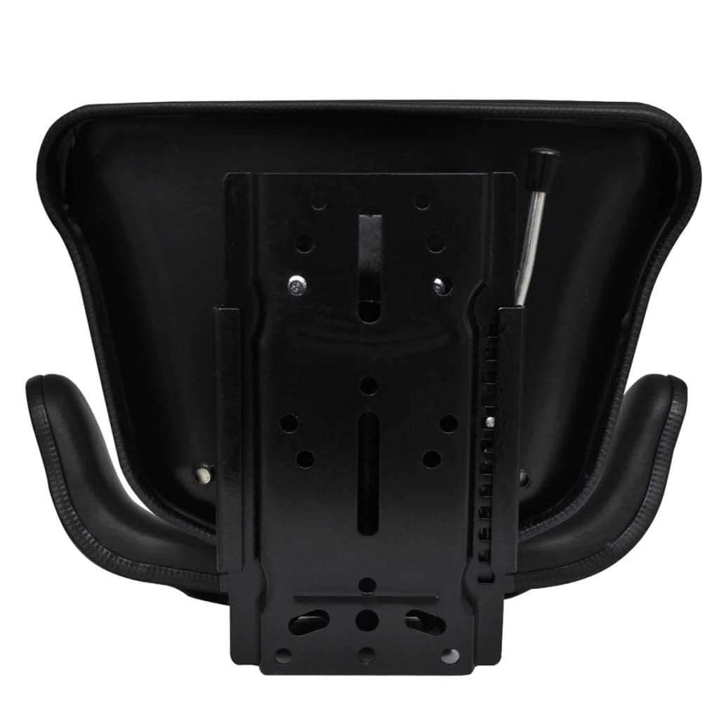 Heavy Duty Tractor Seat with Backrest - Black 10.75g - Ergonomic Comfort for Farming, Construction & Outdoor Equipment - Durable & Weather-Resistant Design