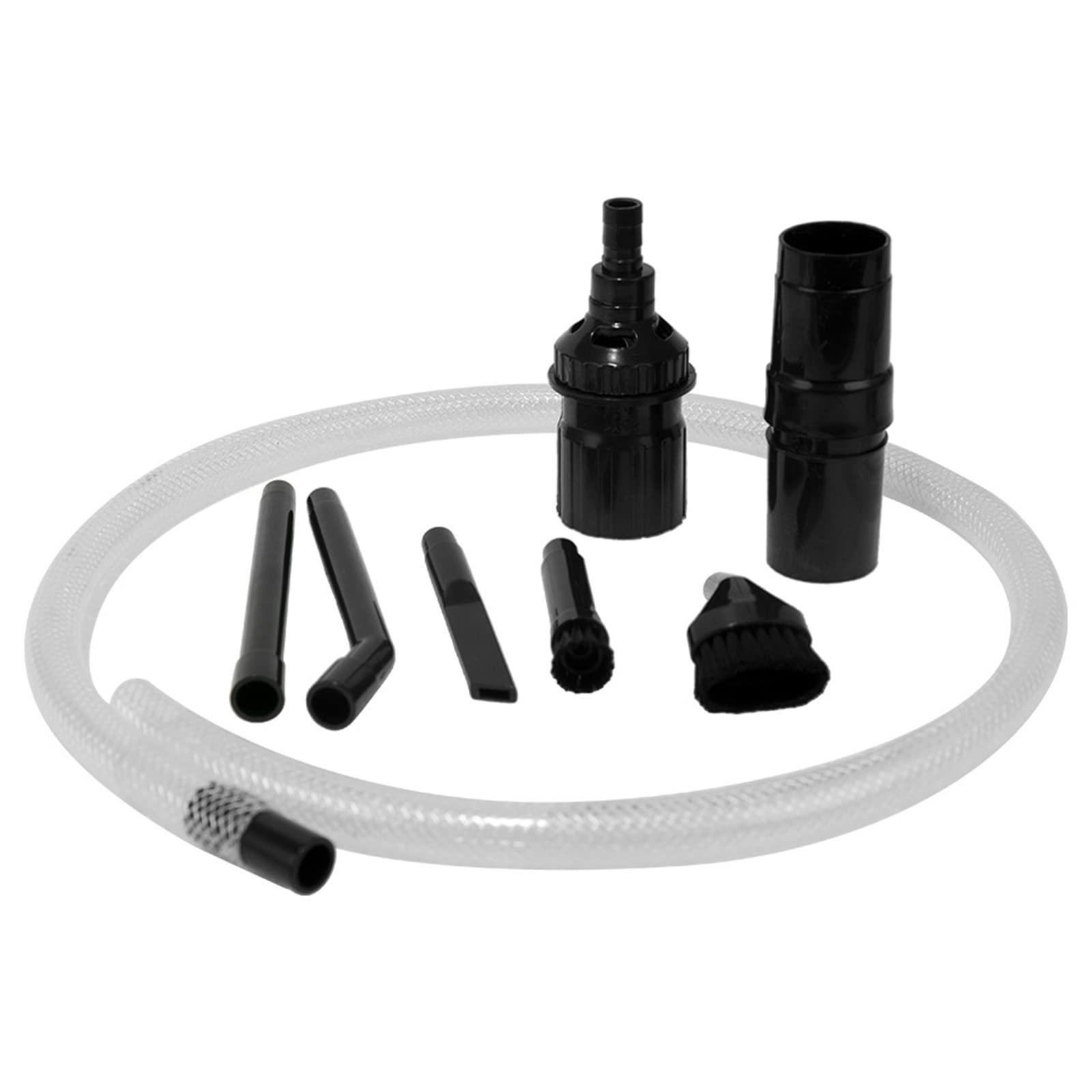 9-Piece Micro Vacuum Attachment Kit - Keyboard & Crevice Cleaning Tools with Brush for Universal Vacuum Cleaners | Perfect for Home, Office & Car Detailing
