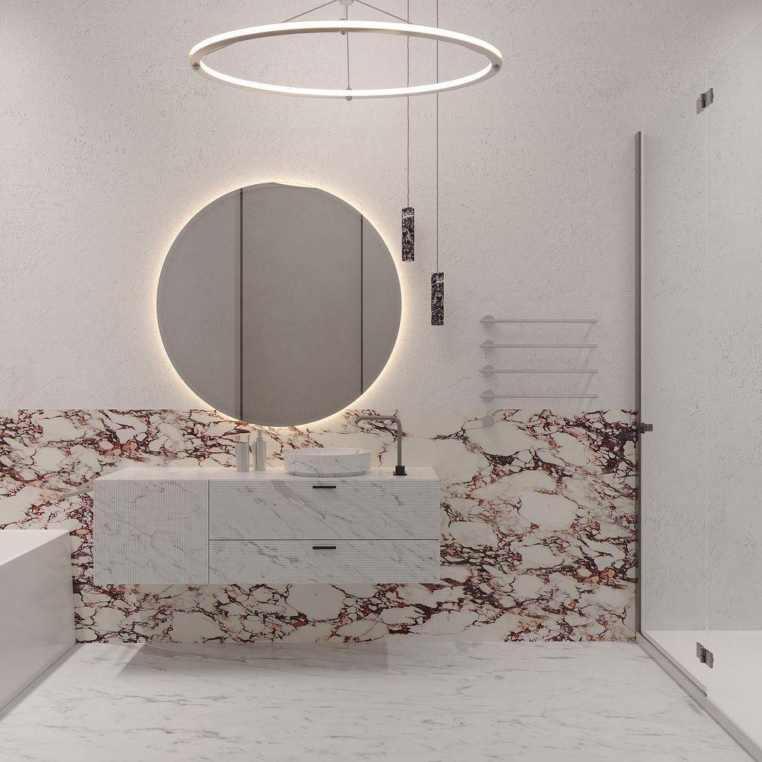 Modern Cascading Ring Circle Pendant Light - Elegant Hanging Chandelier for Dining Room, Living Room, Bedroom & Kitchen Lighting Decor