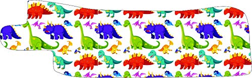Dinosaur Themed Nasogastric/Oxygen Tube Adhesive Tape - 10 Pack (Right Side) - Secure Medical Tubes for Kids & Adults - Ideal for Hospitals, Home Care & Pediatric Use
