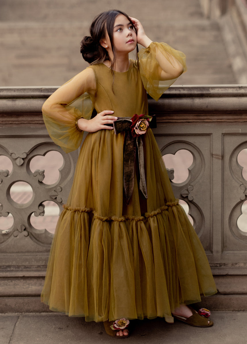 Tianna Dress in Bistre - Elegant Women's Casual Dress for Summer, Fall, Date Night & Special Occasions | Comfortable & Stylish Fashion