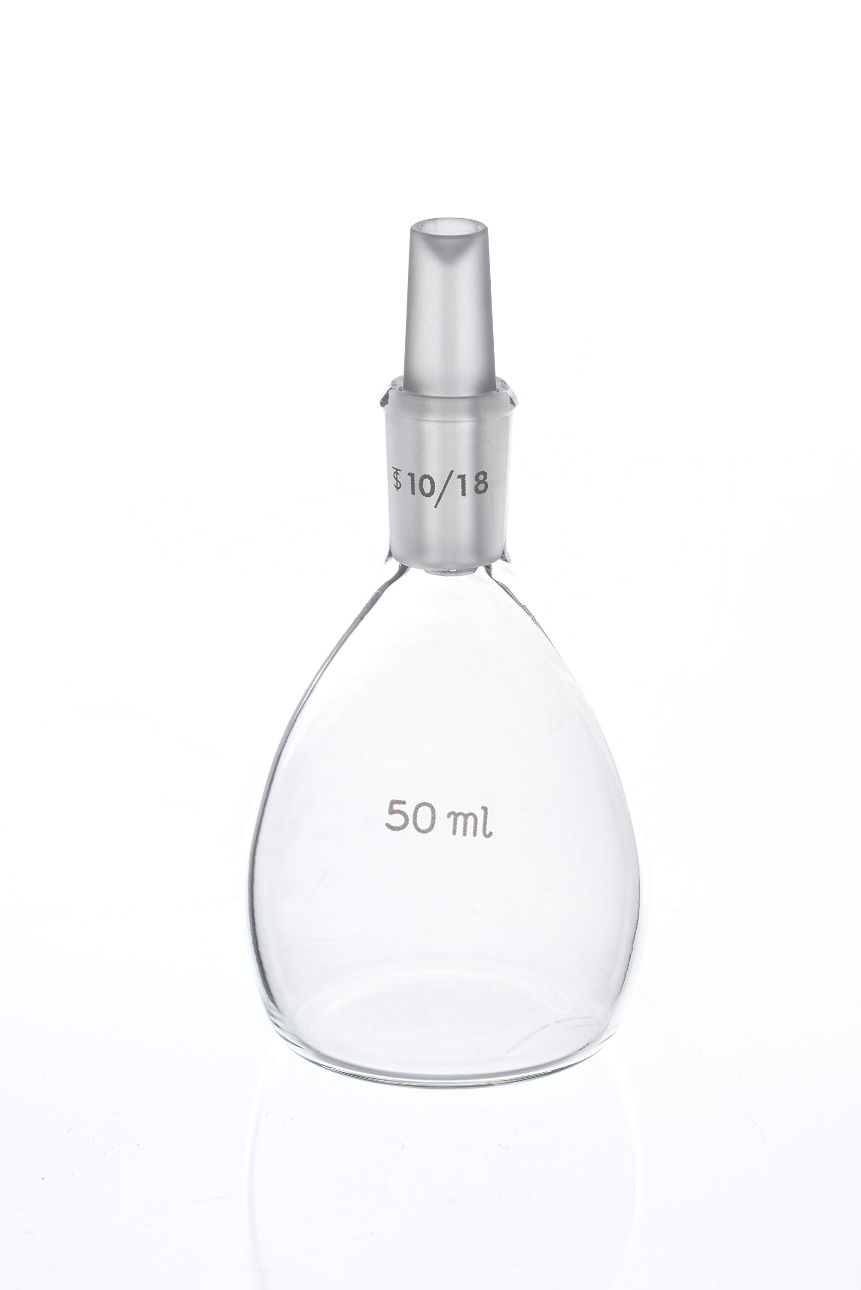 Wilmad-LabGlass LG-3530-108 Gay-Lussac Unadjusted 50mL Specific Gravity Bottle for Precise Liquid Density Measurements - Ideal for Chemistry Labs, Research & Quality Control