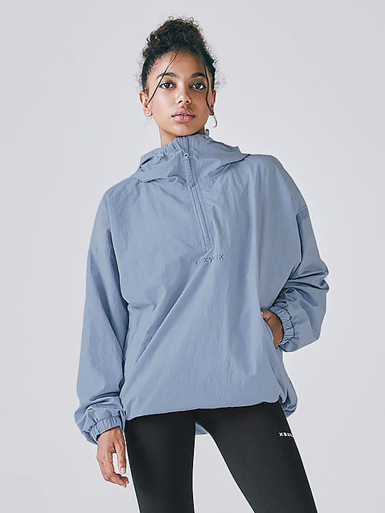 Anorak Hooded Windbreaker Jacket for Men & Women - Lightweight Water-Resistant Outdoor Coat for Hiking, Camping & Travel