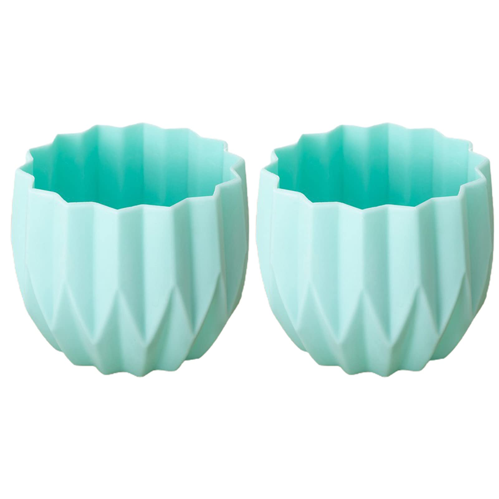 Mosichi Artificial Flowers for Home Decor - 2 Pack Shatterproof Plastic Succulent Flower Pots, Decorative Plant Containers for Indoor Plants | Perfect for Home, Office, Living Room & Wedding Decorations