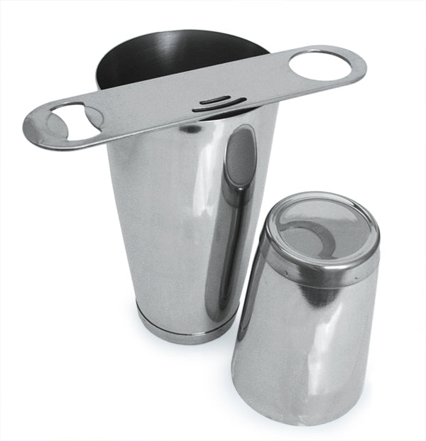 Premium 3-Piece Bar Set with StrainBlade® Bottle Opener - Perfect for Home Bars, Cocktail Parties & Outdoor Entertaining