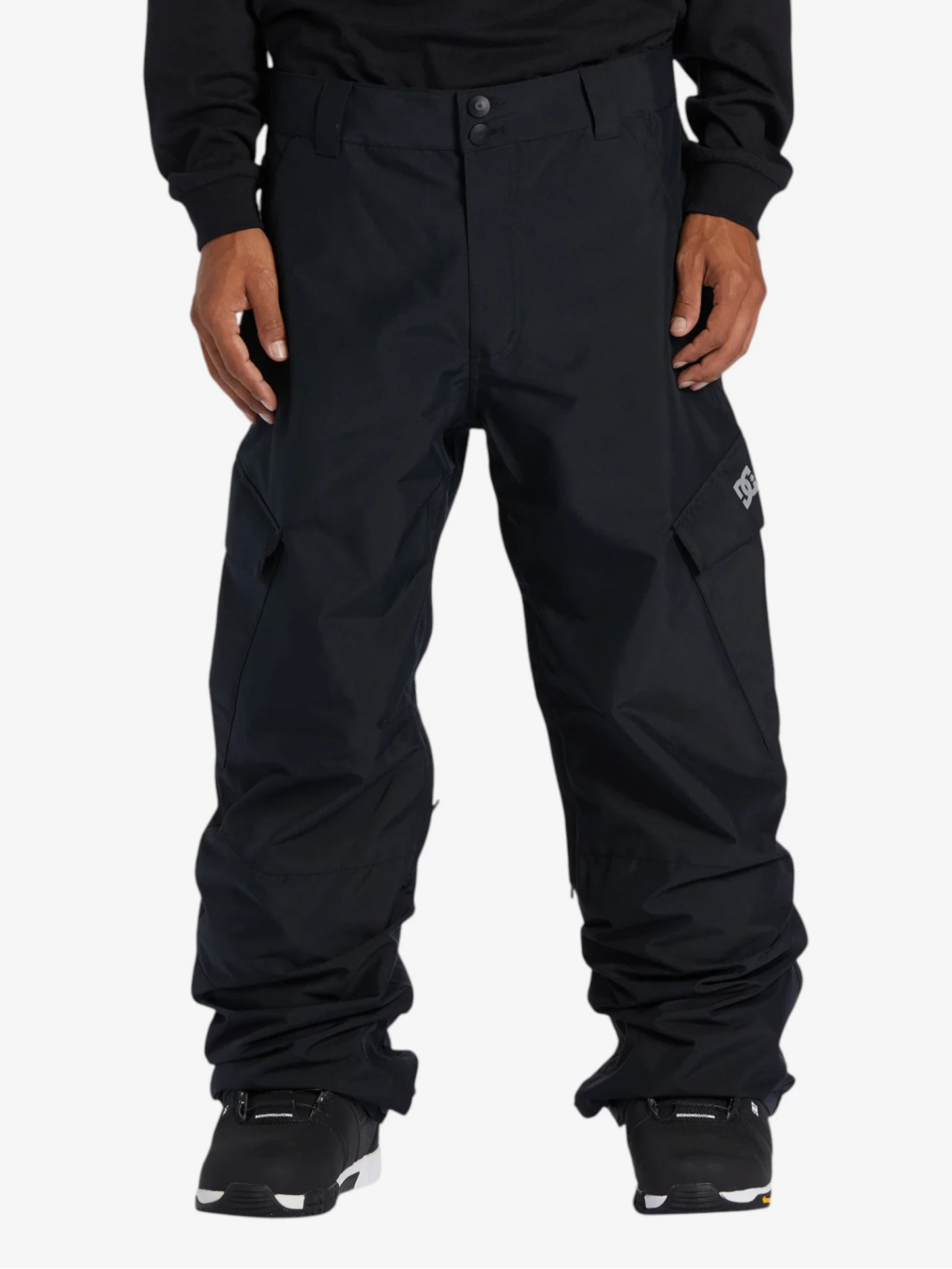 DC Snow Banshee Black Snowboard Pants - Waterproof & Insulated Winter Ski Pants for Men & Women - Perfect for Snowboarding, Skiing & Cold Weather Adventures