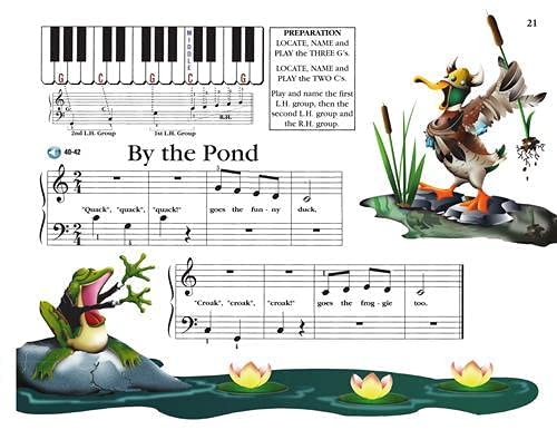 Teaching Little Fingers to Play - Beginner Piano Book with Audio CD | Perfect for Kids Music Lessons & Early Childhood Education