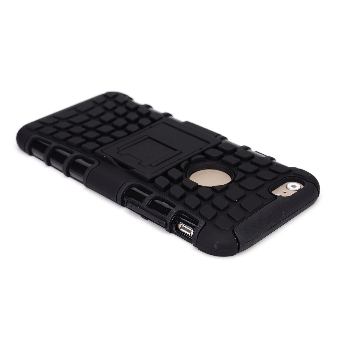 Premium Shockproof Phone Case for iPhone 6 Plus & 6s Plus - Slim Protective Cover with Anti-Slip Grip - Matte Black (Non-Retail Packaging) - Perfect for Daily Use, Travel & Outdoor Activities