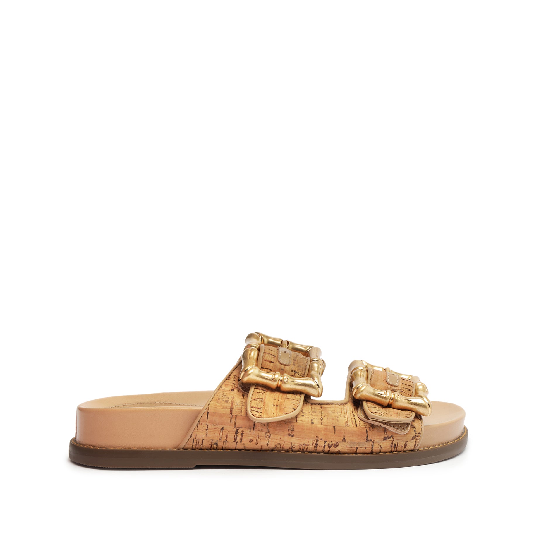 Enola Sporty Cork & Nappa Leather Sandals for Women - Comfortable Summer Walking Shoes with Arch Support - Perfect for Beach, Travel, and Casual Outings