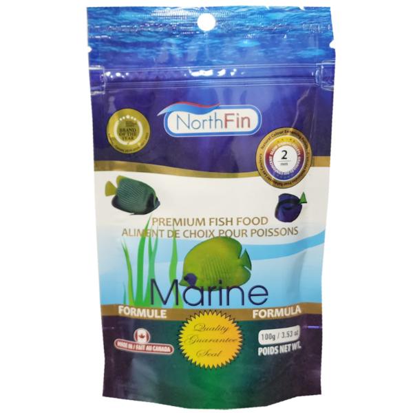 NorthFin Marine Formula Premium Fish Food - High Protein Pellets for Saltwater & Reef Aquarium Fish - Ideal for Clownfish, Tangs, Angelfish & Coral Nutrition