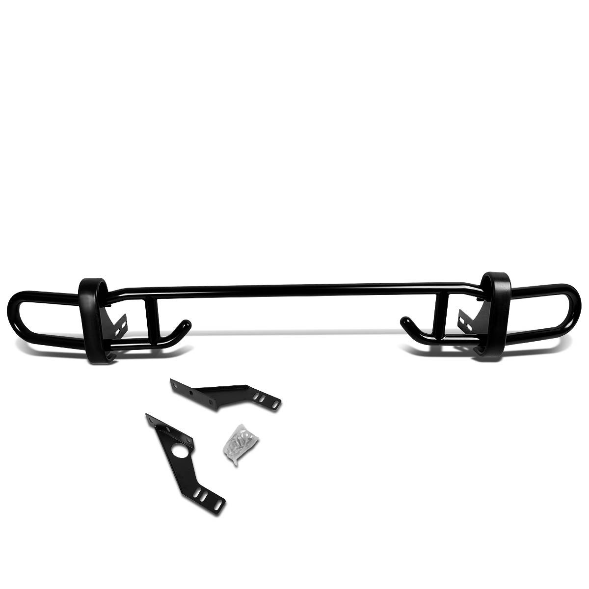 DNA Motoring RBG-005-BK Black Rear Bumper Protector Guard for Trucks & SUVs - Scratch & Impact Protection for Parking & Off-Road Use