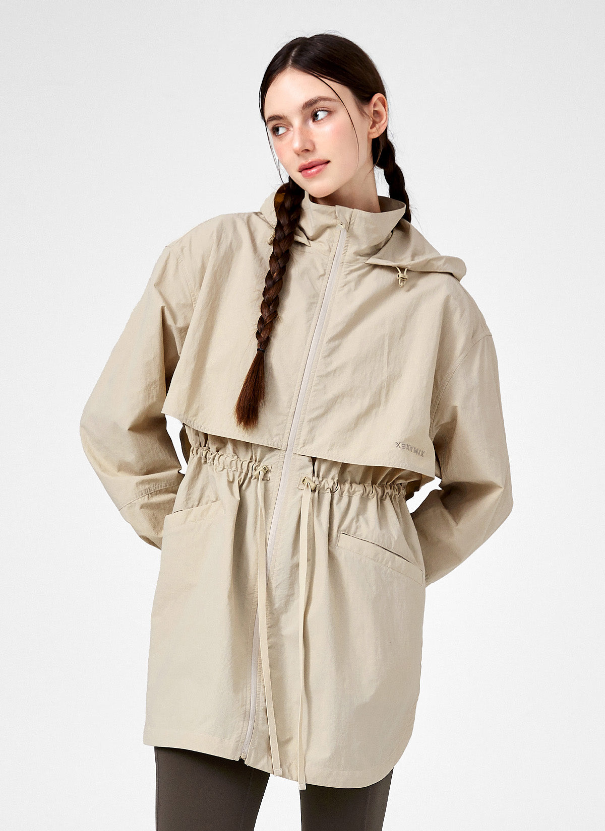 Lightweight String Hood Windbreaker Jacket for Men & Women - Perfect for Running, Hiking & Outdoor Activities