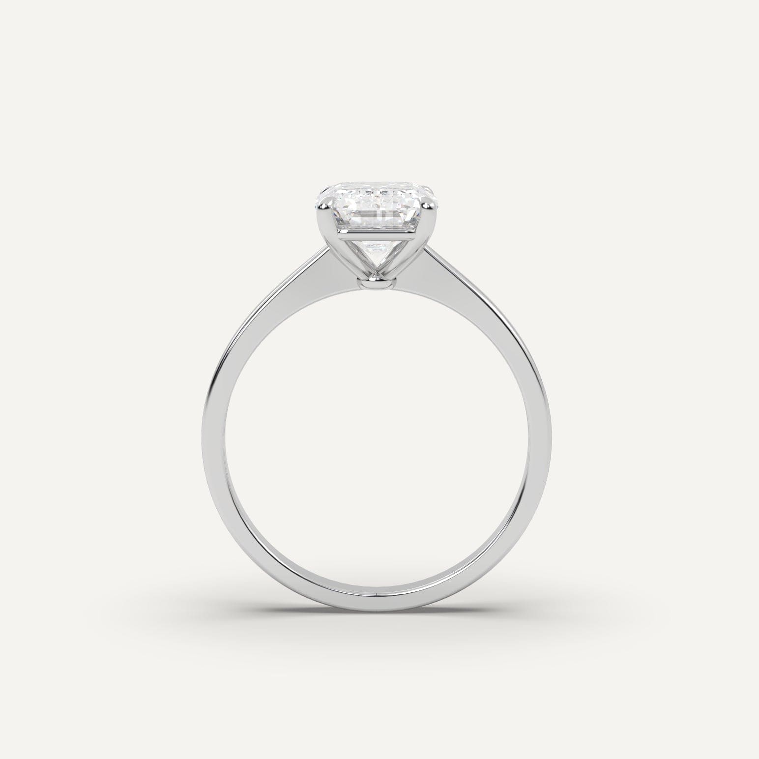2 Carat Emerald Cut Diamond Ring - Elegant Solitaire Engagement Ring for Women, Perfect for Proposals, Weddings & Anniversaries | Ideal for Everyday Wear & Special Occasions