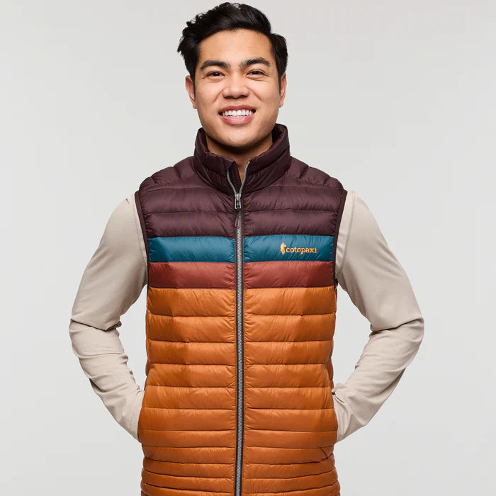Cotopaxi Fuego Men's Down Vest 2024 - Lightweight Insulated Puffer Vest for Outdoor Hiking & Winter Activities