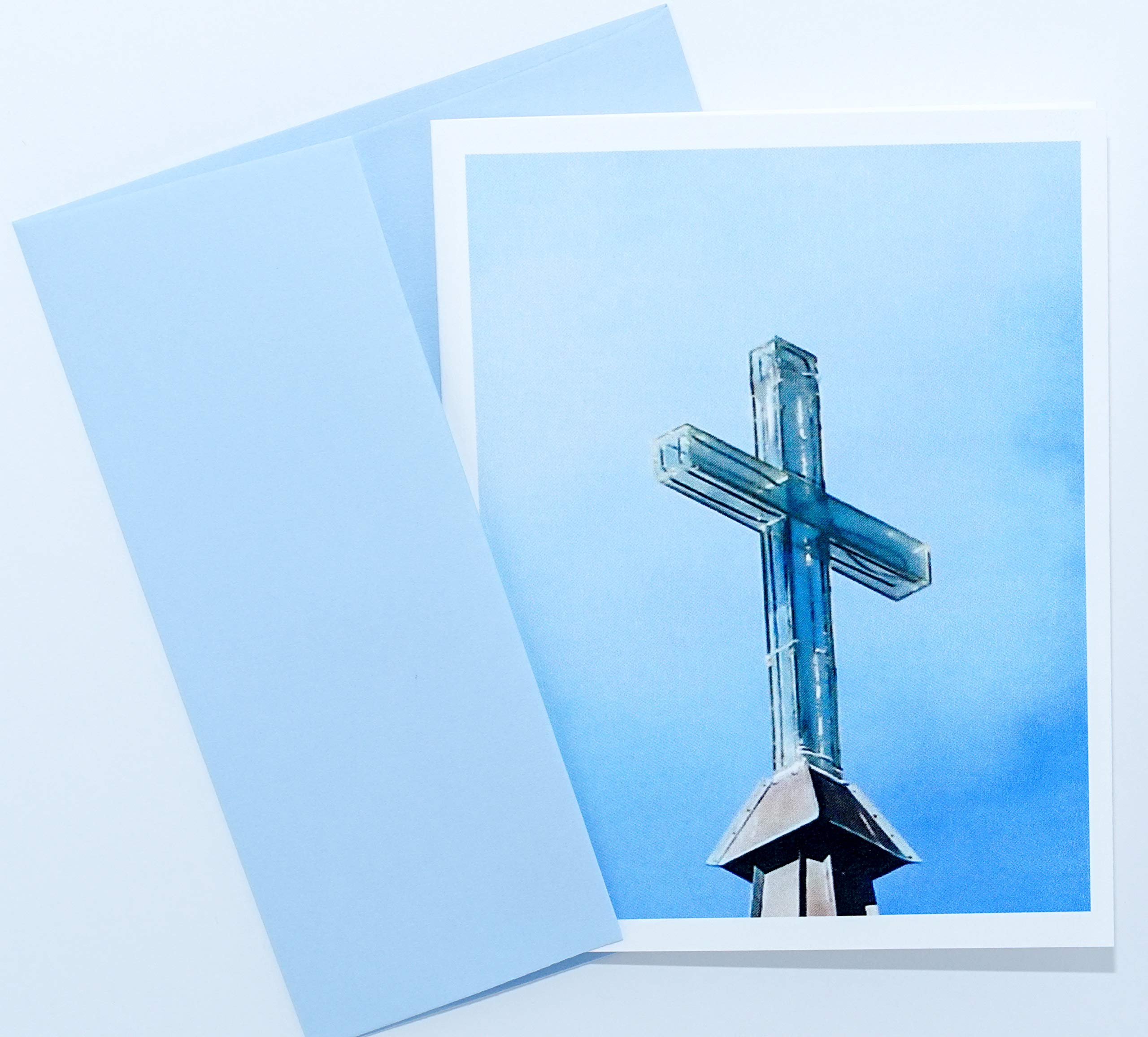 Church Steeple Note Cards Set - Blank Inside for All Occasions, Perfect for Thank You & Invitations