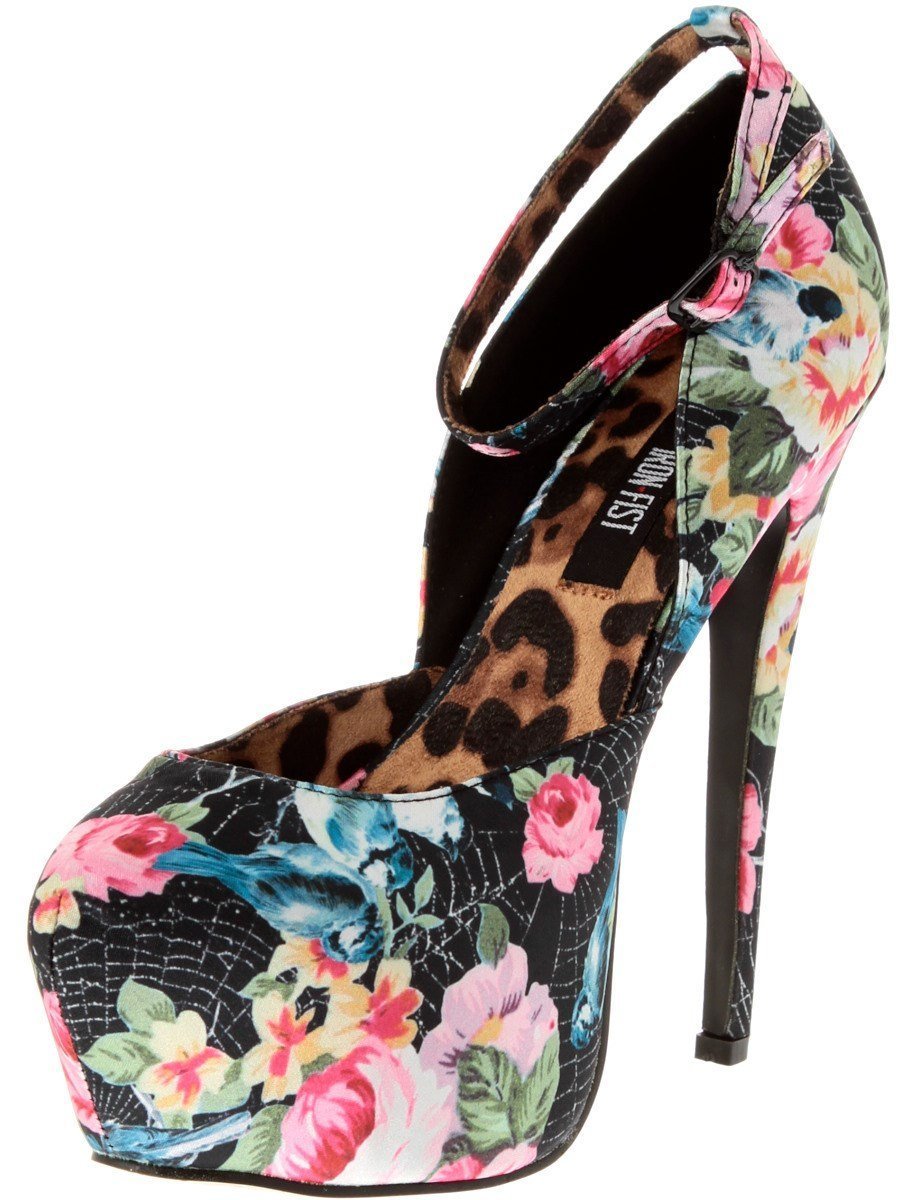 Iron Fist Women's Pretty Bird Super Platform Heels - Gothic Punk Fashion Shoes for Women, Comfortable High Heels for Parties, Nightclubs & Cosplay