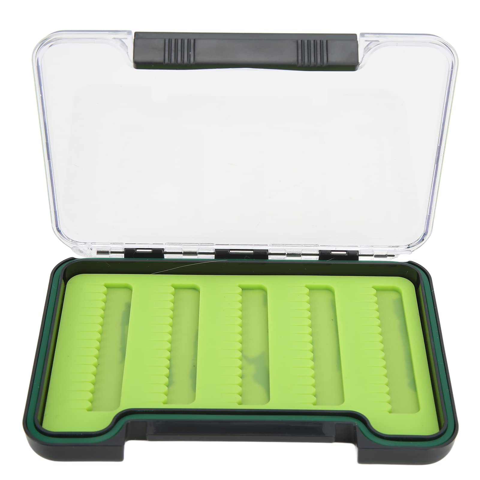 Ubersweet® Lightweight Portable Fly Fishing Dry Flies Box - Large Capacity, Impact Resistant Pocket-Size Tackle Storage for Fishing Gear Enthusiasts | Perfect for Trout, Bass & Fly Fishing Trips | Camping, Hiking & Outdoor Adventures