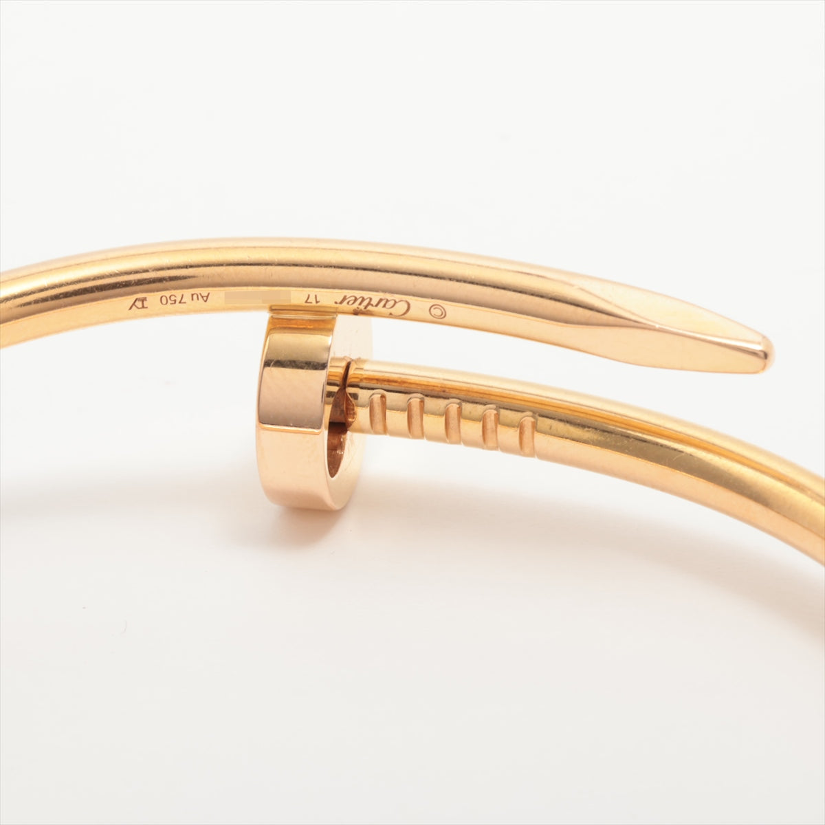 Cartier Juste un Clou Bracelet 18K Pink Gold Size 17 - Luxury Jewelry for Women, Elegant Rose Gold Bangle for Gifts, Special Occasions & Everyday Wear